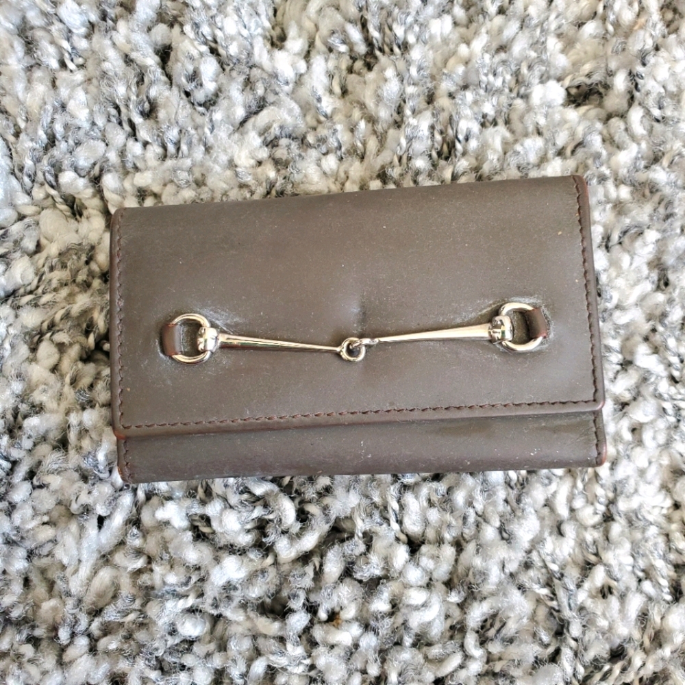 Gucci Key Wallet Brown